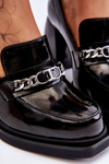 Comfortable Pumps On Massive Heels Black Julien