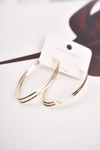 Women's Earrings Gold Wheels Hanging Vanessa