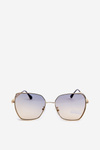 Women's Sunglasses with Glitter Inserts UV400 Gold