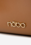 Shopper Bag with Clasp NOBO BAG6010-017 Light Brown