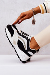 Sporty Sneakers Shoes Black-White Revenge