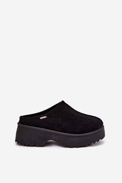 Women's Low Snow Boots on Platform Black Yrenna