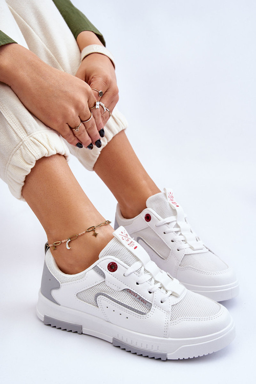 Women's Cross Jeans Low Sneakers LL2R4011C White