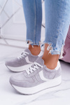Sporty Women's Grey Shoes SportFreak