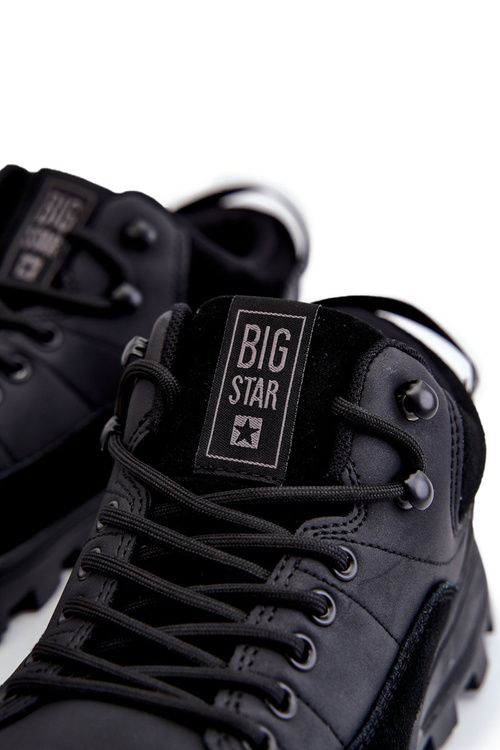 Buty Sportowe Trapery Męskie Czarne Big Star KK174244