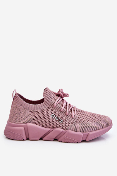 Sneakersy Damskie Lekkie Memory Foam System Różowe Big Star JJ274266