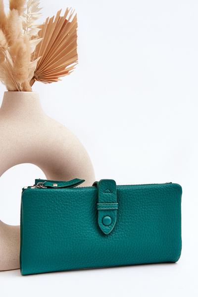 Women's Spacious Green Wallet Aenima