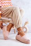 Slip-on Suede Espadrilles Pink Lesley