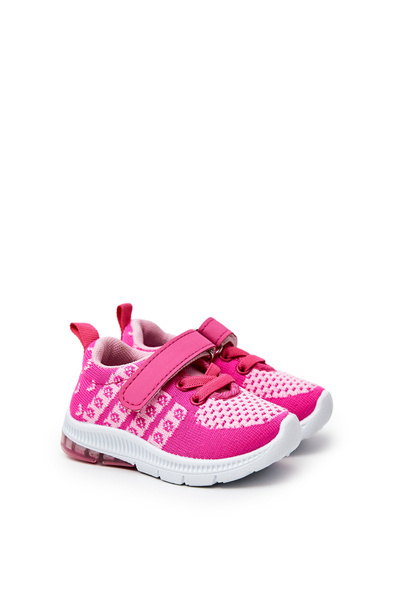 Sportowe Buty Ze Świecącą Podeszwą Różowe Lollie