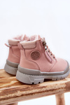 Children's Fur-insulated Boots Trappers Pink Hopper 