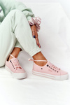 Women's Sneakers On A Platform BIG STAR HH274058 Pink