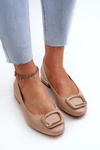 Ballerinas With Buckle Sergio Leone BL203 Beige