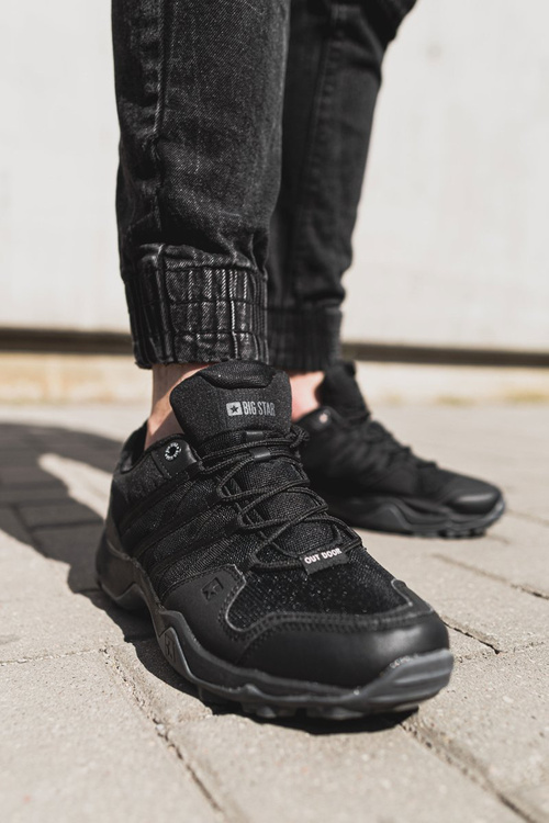 Men's Big Star Trekking Outdoor Shoes Black EE174456