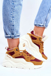 Sneakersy Buty Sportowe Big Star Beżowe GG274646
