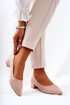 Classic Suede Beige Rheya Pumpkin pumps