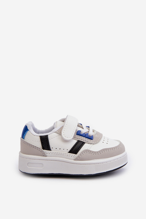Classic Kids' Sports Shoes White-Blue Marlin