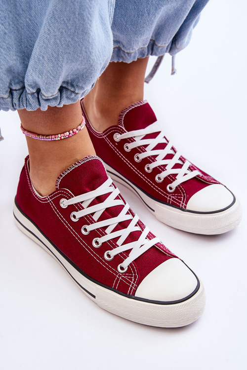 Classic Low Women's Sneakers Burgunde Vegas