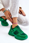 Fashionable Sport Shoes Sneakers Green Frezio