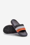 Classic Men's Slippers with Straps Grey Sylri