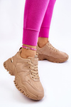 Classic Sport Platform Shoes Dark beige Bowie