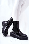 High-top Platform Boots Black Sereia