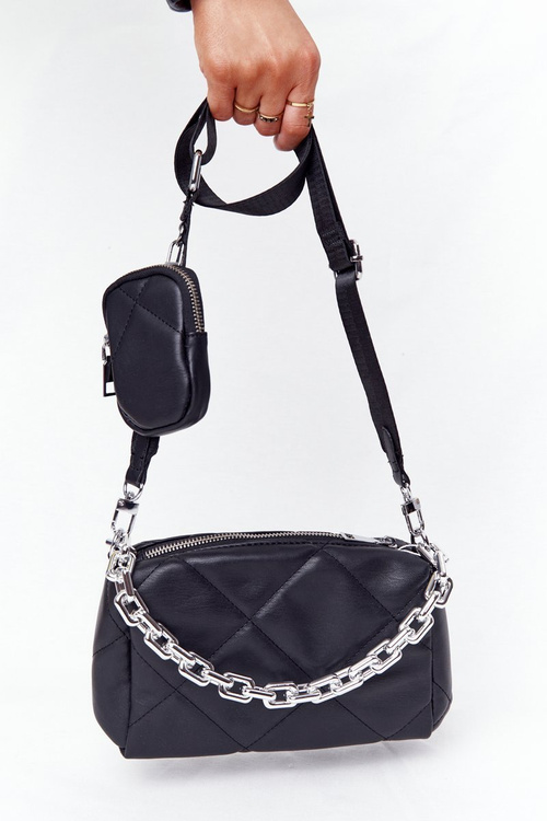 Small Shoulder Bag With A Sachet Barcelona Black