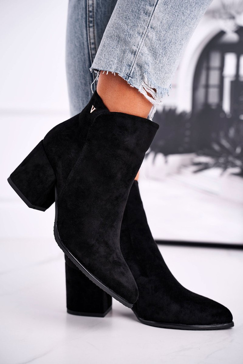 Women's Boots On Heel Black So Good
