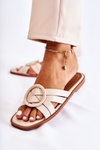 Women's Fashionable Slippers Beige Sansa