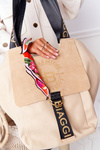 Shopper Shoulder Bag LAURA BIAGGI Beige