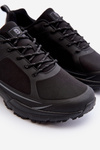 Buty Trekkingowe Sportowe Męskie Czarne Menesio 24MN38-6932