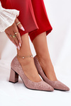 Elegant Heels On A Heel In Pink Vinceza 62223 Pink