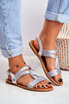 Women’s Sandals Flat Silver Rachel
