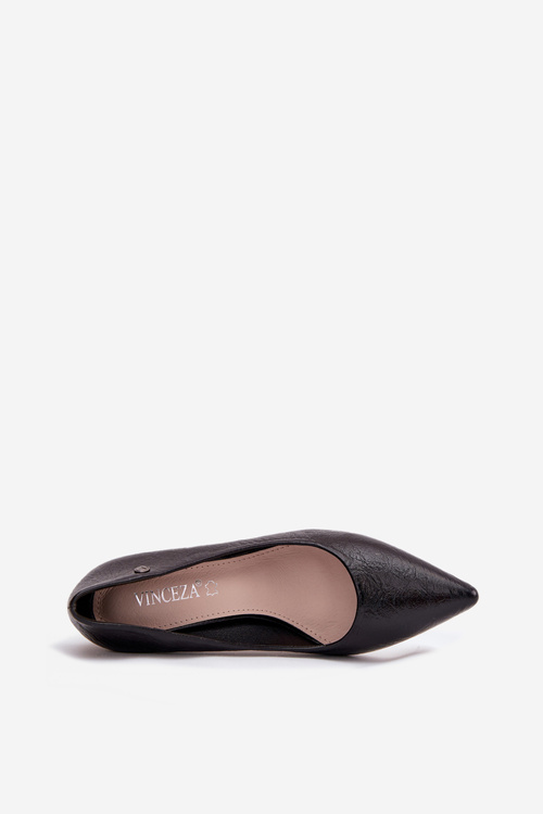 Women's Heeled Pumps Vinceza 62252 Black
