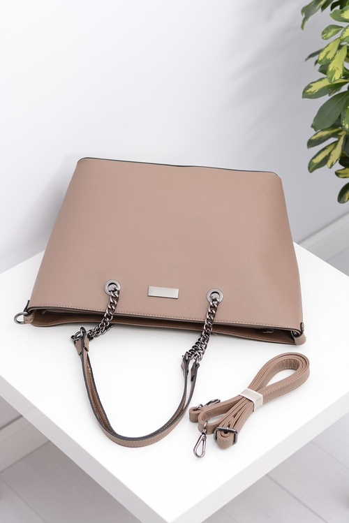 Women's Large Brown Classic Handbag