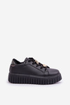 Women's Sneakers With Flowers Black Grelesi