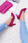 Women's Sergio Leone Fuchsia Suede Orsola pumps