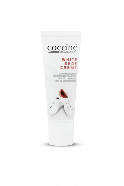 COCCINE WHITE SHOE CREAM Odżywczy Krem Do Pielęgnacji Obuwia 75ML