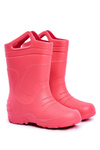 Children's Rubber Galoshes Boots Pink Removed Insert Abbey