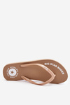Comfortable Big Star Flip Flops LL274796 Beige