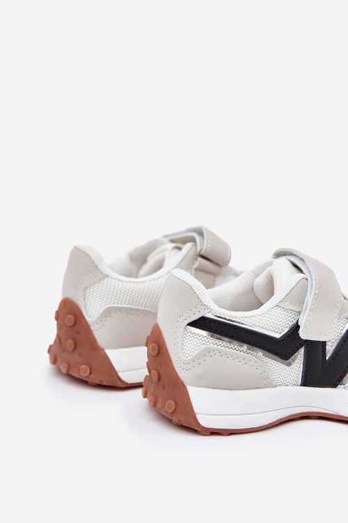Children's Velcro Sneakers Gray Tezzu