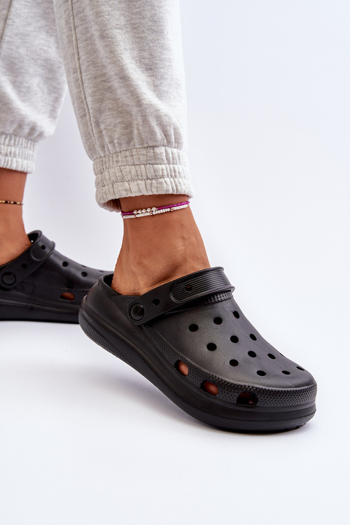 Women's Black Foam Slippers Ilariana