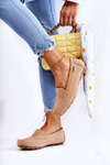 Women's Suede Loafers Beige Millare