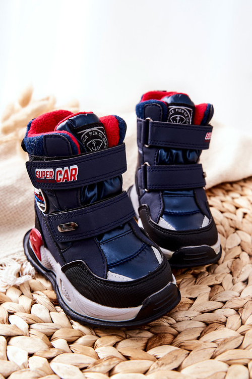Insulated Snow Boots Navy Rizie