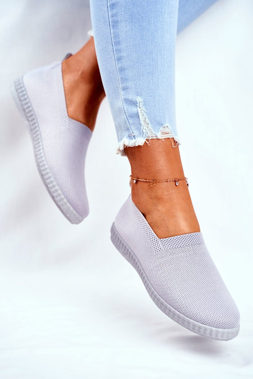 Women's Sneakers Slip-on Grey Grigio