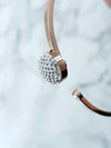 Women's Steel Bracelet Rose Gold Roxa Crystals