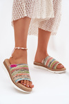 Women's Wedge Sandals With Braiding Multicolor Norozi