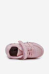 Children's Velcro Sneakers with Bear Pink Callexia