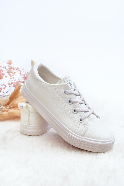 Leather Children's Sneakers White Poliana