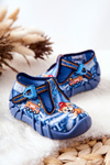 Slippers shoes Befado Dog and Guard 110P354 Blue