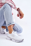 Women's Slip-on Sports Shoes Memory Foam System Big Star LL274A142 White